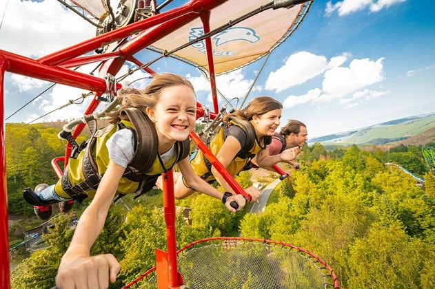Flieger im Fort Fun Abenteuerland